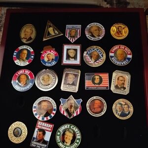 Willoughby And Ward Presidential Campaign Pin Collection
